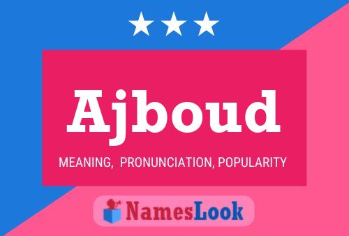 ملصق اسم Ajboud