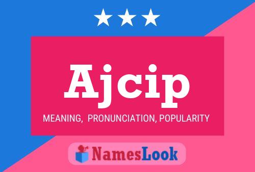 ملصق اسم Ajcip