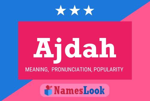 ملصق اسم Ajdah