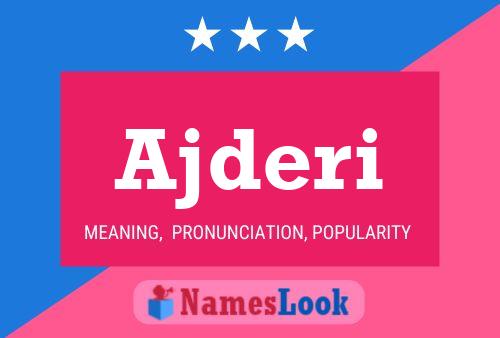 ملصق اسم Ajderi