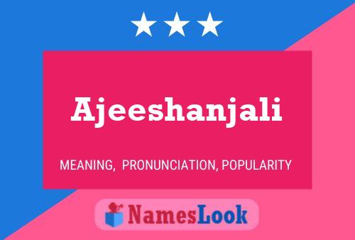 ملصق اسم Ajeeshanjali