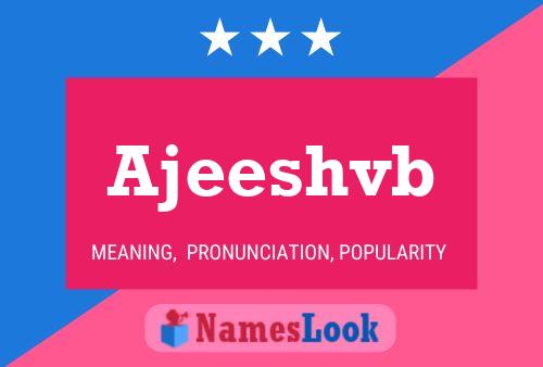 ملصق اسم Ajeeshvb