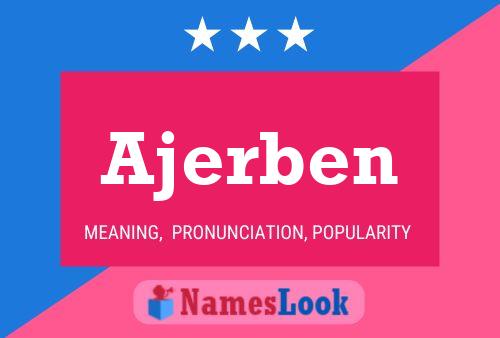 ملصق اسم Ajerben