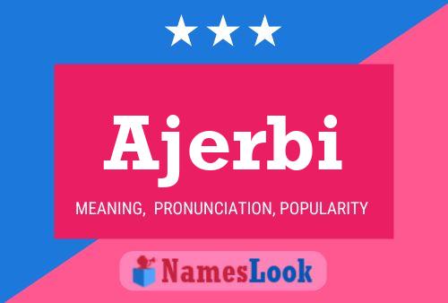 ملصق اسم Ajerbi