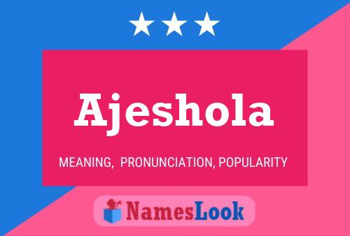 ملصق اسم Ajeshola