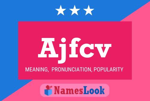 ملصق اسم Ajfcv