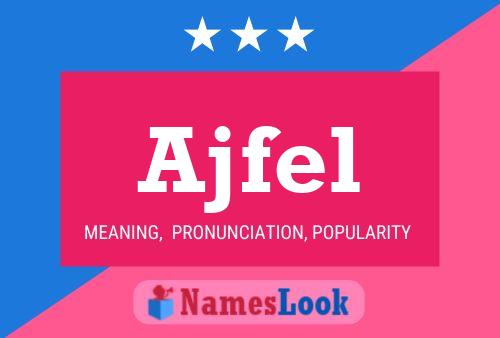 ملصق اسم Ajfel