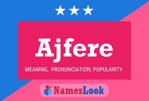 ملصق اسم Ajfere