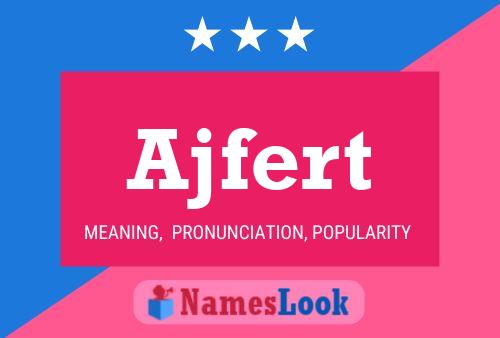 ملصق اسم Ajfert