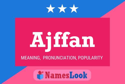 ملصق اسم Ajffan