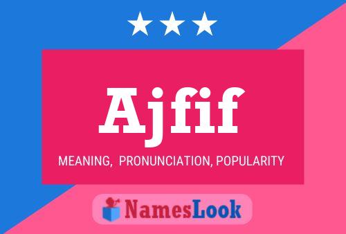 ملصق اسم Ajfif