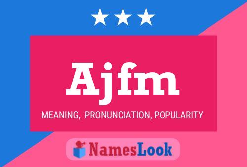 ملصق اسم Ajfm