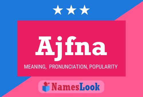 ملصق اسم Ajfna