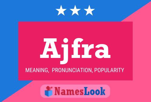 ملصق اسم Ajfra