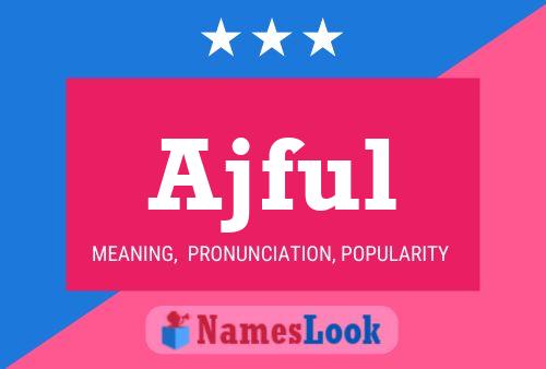 ملصق اسم Ajful