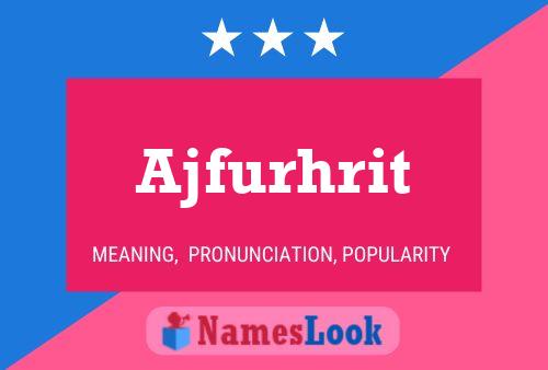 ملصق اسم Ajfurhrit