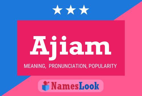 ملصق اسم Ajiam