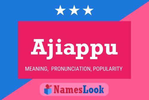 ملصق اسم Ajiappu