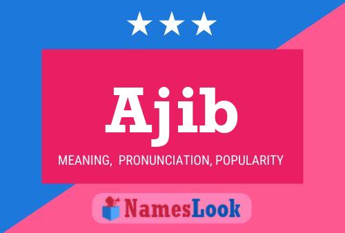 ملصق اسم Ajib