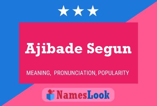 ملصق اسم Ajibade Segun