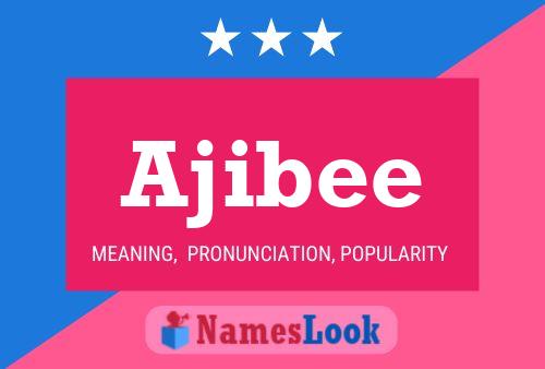 ملصق اسم Ajibee