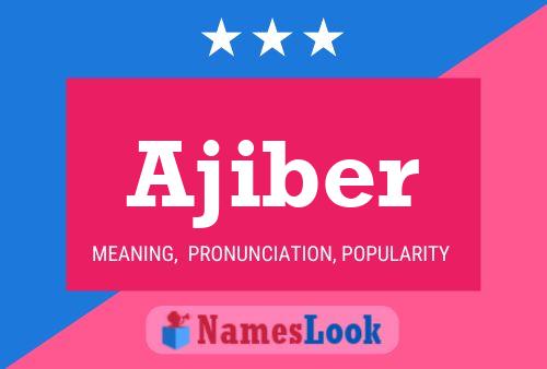 ملصق اسم Ajiber