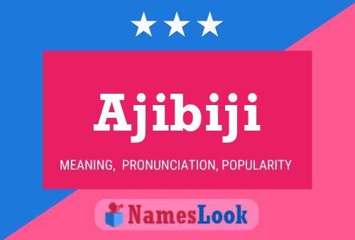 ملصق اسم Ajibiji