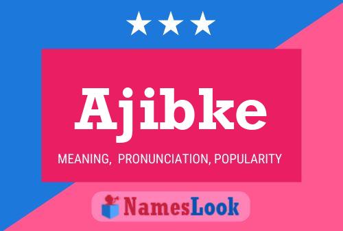 ملصق اسم Ajibke