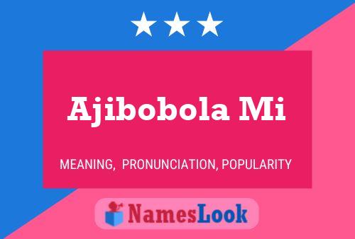 ملصق اسم Ajibobola Mi