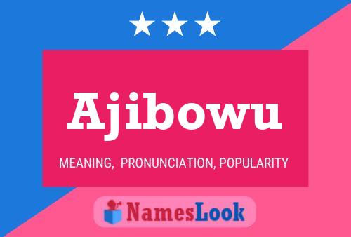 ملصق اسم Ajibowu