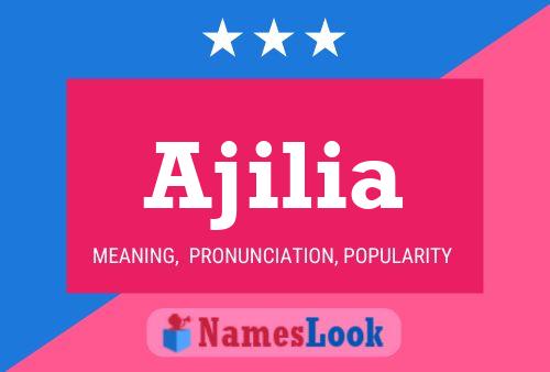 ملصق اسم Ajilia