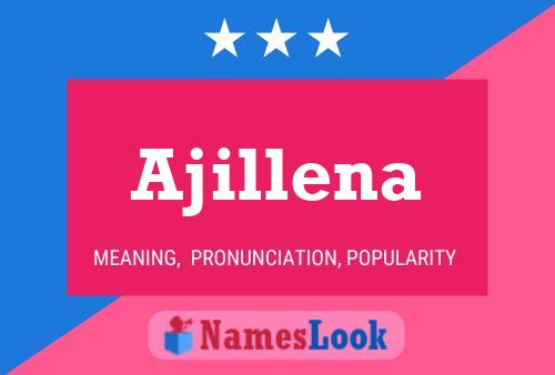 ملصق اسم Ajillena