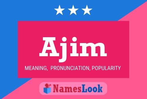 ملصق اسم Ajim