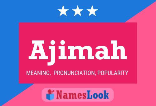 ملصق اسم Ajimah