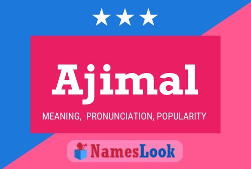 ملصق اسم Ajimal