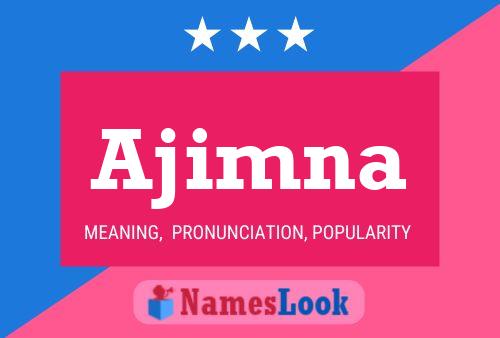 ملصق اسم Ajimna