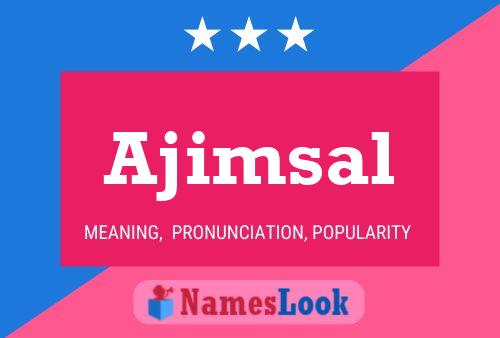 ملصق اسم Ajimsal