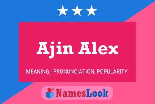 ملصق اسم Ajin Alex