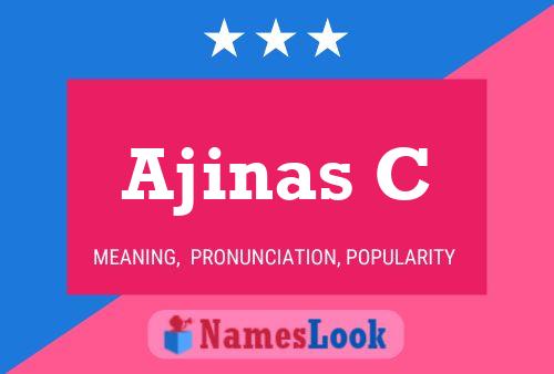 ملصق اسم Ajinas C