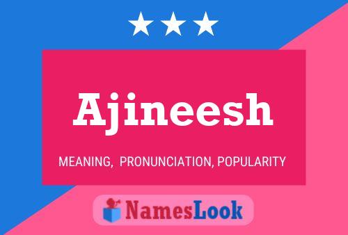 ملصق اسم Ajineesh