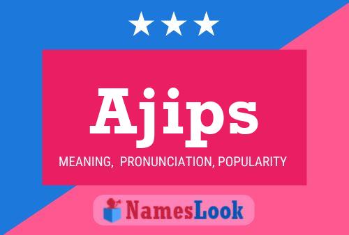 ملصق اسم Ajips