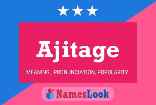 ملصق اسم Ajitage