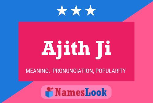 ملصق اسم Ajith Ji