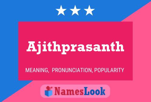 ملصق اسم Ajithprasanth