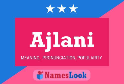 ملصق اسم Ajlani