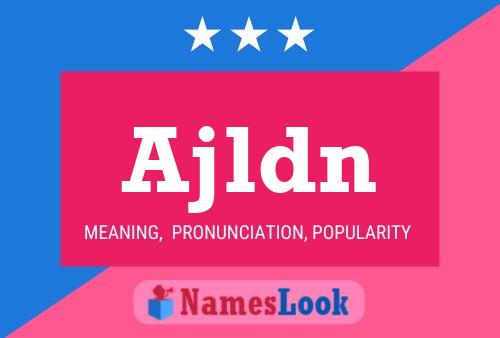 ملصق اسم Ajldn