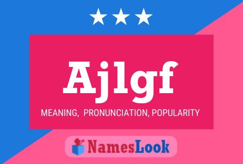 ملصق اسم Ajlgf