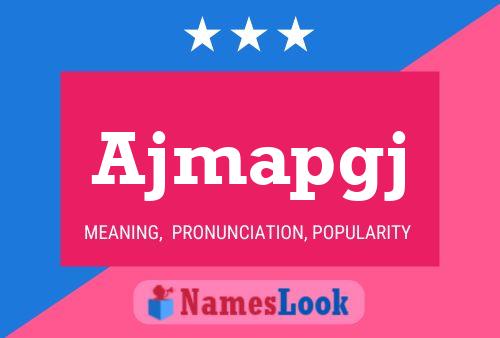 ملصق اسم Ajmapgj