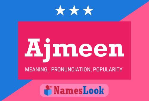 ملصق اسم Ajmeen