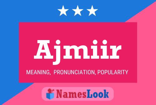 ملصق اسم Ajmiir